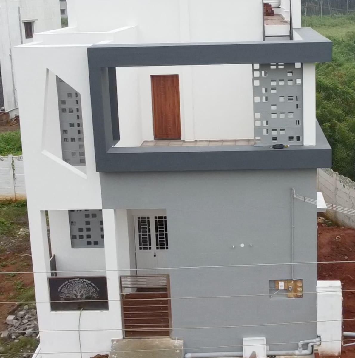 KV Residence, Veerapandi — a completed Poriyaalan home