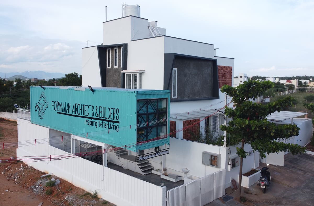 The Poriyaalan Architects & Builders office, Ishwarya Nagar, Theni